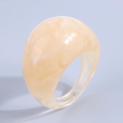 fashion concise resin accessories temperament man woman ring