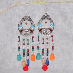 fashion Bohemia noble wind drop temperament woman earrings