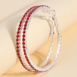  fashion concise flash diamond temperament woman circle