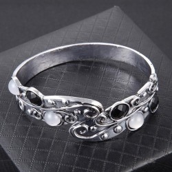 fashion retro concise wings opening man bangle