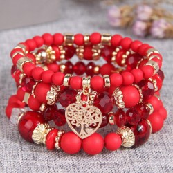 fashion concise all-Purpose multilayer love temperament multilayer bracelet