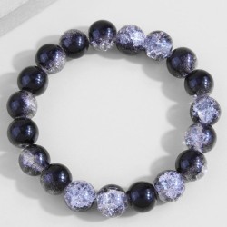 fashion concise flower black woman bracelet