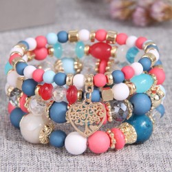 fashion concise all-Purpose multilayer love temperament multilayer bracelet