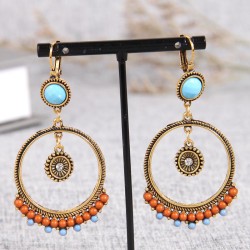 fashion retro concise circle accessories temperament woman earring
