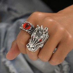 fashion retro eyes man opening ring