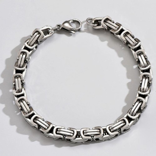 fashion punk stainless steel splice temperament man bracelet