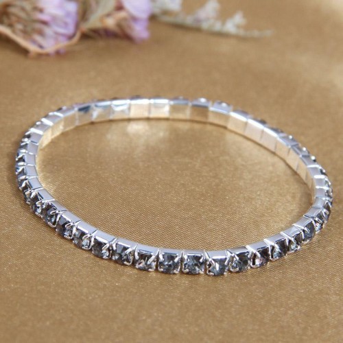  fashion concise row diamond woman elasticity personality bracelet