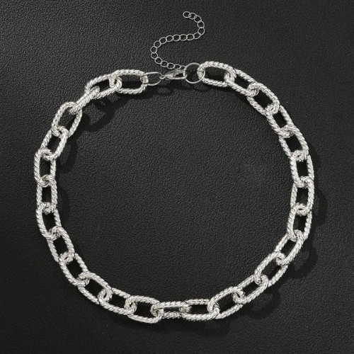  occidental style Metal chain necklace woman clavicle chain woman chain personality ornament