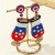 E occidental style exaggerating Earring Autumn and Winter handmade beads earring woman earrings