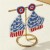 E occidental style exaggerating Earring Autumn and Winter handmade beads earring woman earrings