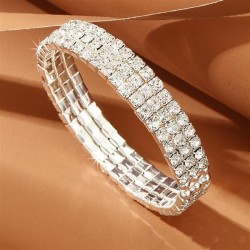  occidental style brief temperament super zircon bracelet wind bangle samll
