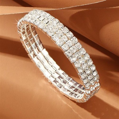  occidental style brief temperament super zircon bracelet wind bangle samll