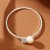  occidental style super fully-jewelled Pearl temperament all-Purpose diamond bangle woman
