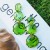 Earrings occidental style Alloy mosaic resin geometry transparent fashion brief earring