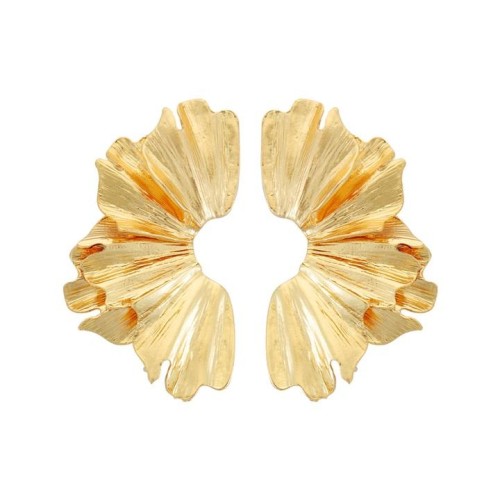 occidental style retro exaggerating Irregular Alloy earrings creative brief Metal wind Earring