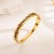 stainless steel Rhinestone titanium steel color eyes wave temperament fashion bangle woman