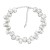 necklace exaggerating occidental style necklace fully-jewelled woman Alloy diamond square glass diamond banquet