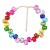 necklace exaggerating occidental style necklace fully-jewelled woman Alloy diamond square glass diamond banquet