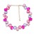 necklace exaggerating occidental style necklace fully-jewelled woman Alloy diamond square glass diamond banquet