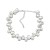 necklace exaggerating occidental style necklace fully-jewelled woman Round glass diamond diamond banquet