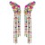 exaggerating creative geometry Acrylic diamond tassel earrings woman occidental style claw chain Earring earrin