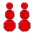 new geometry surface Round earring resin transparent brief earrings personality ear stud lady elegant all-Purpose