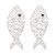  same style earrings Alloy hollow samll earrings Earring brief all-Purpose woman ear stud