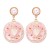 geometry circle enamel earring personality color woman occidental style temperament wind trend