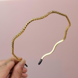 Korean style diamond wave Headband head woman spring summer brief super woman ..