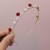 rose Headband woman Pearl flowers Headband wind bride head