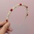rose Headband woman Pearl flowers Headband wind bride head