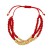 occidental style crystal bronze weave bracelet woman  handmade beads three layer braceletbra