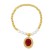ins Pearl beads flowers zircon pendant bracelet occidental stylebra