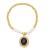 ins Pearl beads flowers zircon pendant bracelet occidental stylebra