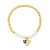 ins wind fashion heart-shaped eyes bracelet occidental style samll Pearl beads braceletbrb