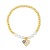 ins wind fashion heart-shaped eyes bracelet occidental style samll Pearl beads braceletbrb