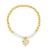 ins wind fashion heart-shaped eyes bracelet occidental style samll Pearl beads braceletbrb