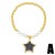 occidental styleins temperament brief star Moon bracelet woman samll Pearl beads elasticitybrb