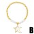 occidental styleins temperament brief star Moon bracelet woman samll Pearl beads elasticitybrb
