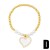 enamel love Pearl bracelet womanins samll high temperament beadsbrb