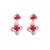 occidental style fashion personality high earrings fresh enamel Alloy exaggerating flowers temperament Earri