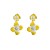 occidental style fashion personality high earrings fresh enamel Alloy exaggerating flowers temperament Earri