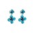 occidental style fashion personality high earrings fresh enamel Alloy exaggerating flowers temperament Earri