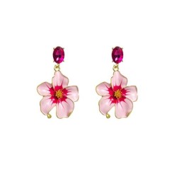 occidental style fashion personality retro new Earring exaggerating glass diam..