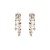 occidental style wind fashion exaggerating glass Rhinestone geometry gem drop long style earrings temperament p