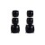 occidental style brief fashion transparent resin half earrings exaggerating retro wind personality temperament 