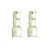 occidental style brief fashion transparent resin half earrings exaggerating retro wind personality temperament 