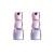 occidental style brief fashion transparent resin half earrings exaggerating retro wind personality temperament 
