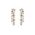 occidental style fashion personality exaggerating super Alloy fully-jewelled long style tassel earrings tempera