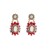 occidental style fashion personality exaggerating multilayer Round flowers diamond retro earrings woman f